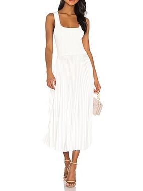Theory Square Neck Rib Dress